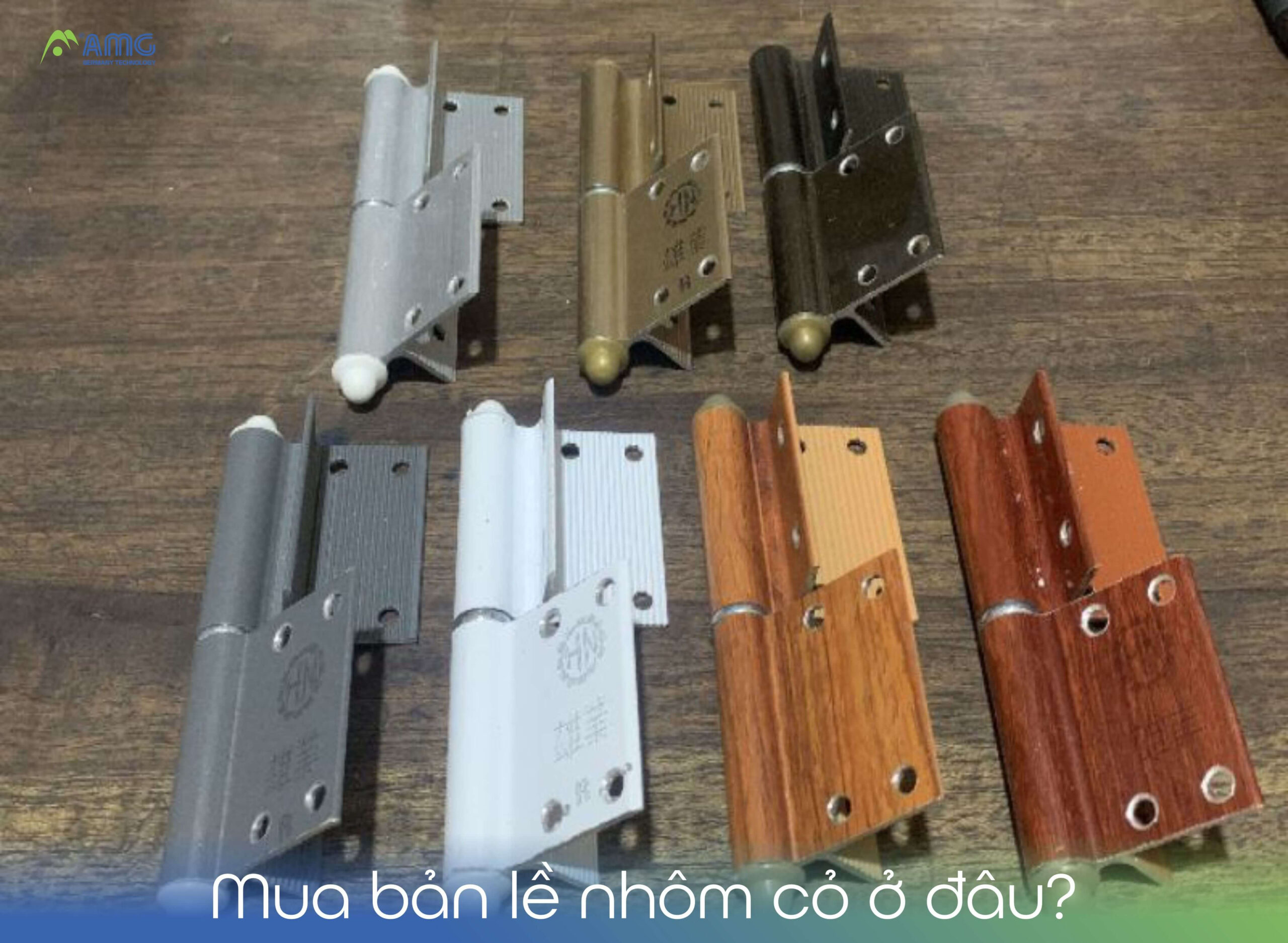 bản lề nhôm cỏ