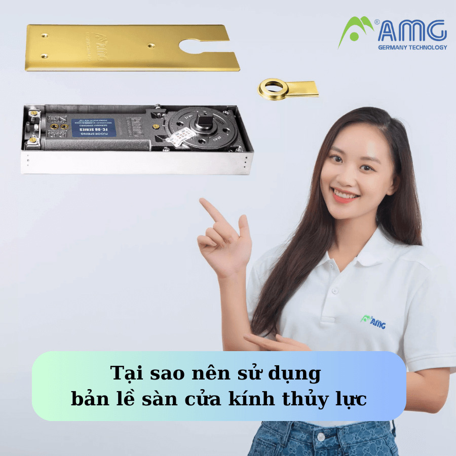 bản lề sàn cửa kính thủy lực