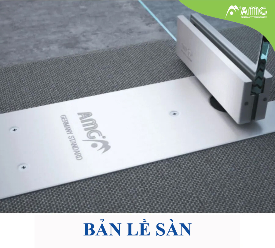 kẹp kính bản lề sàn