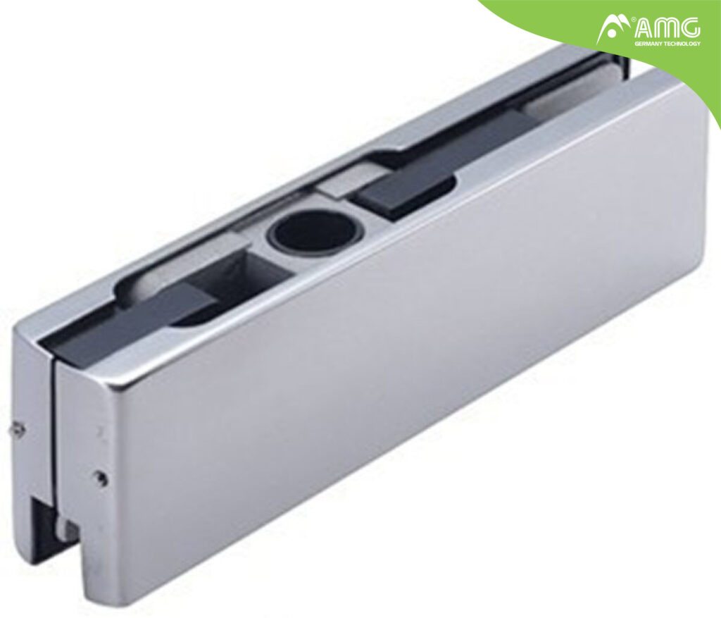 kẹp trên cửa kính cường lực