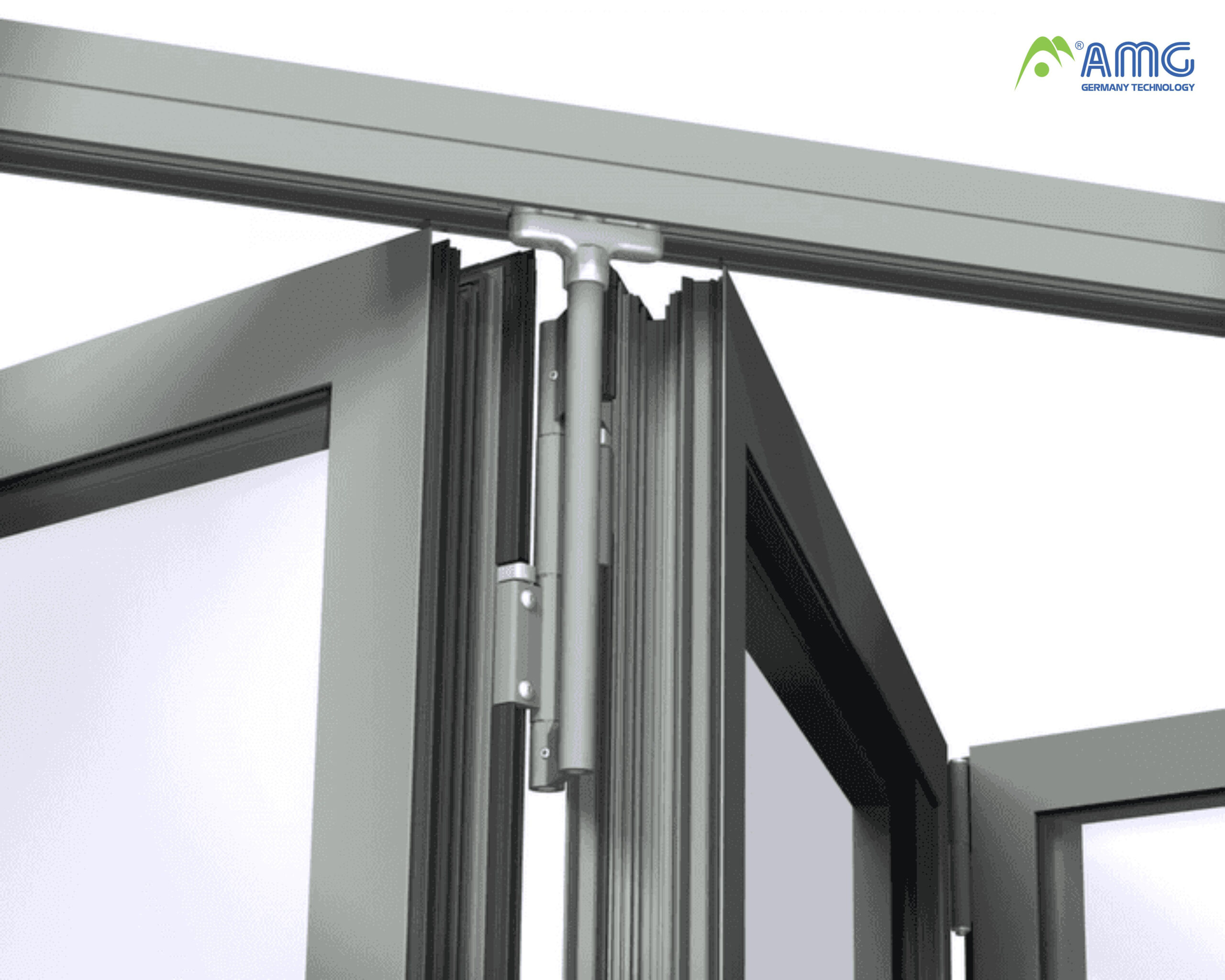 phụ kiện cửa xếp trượt 4 cánh