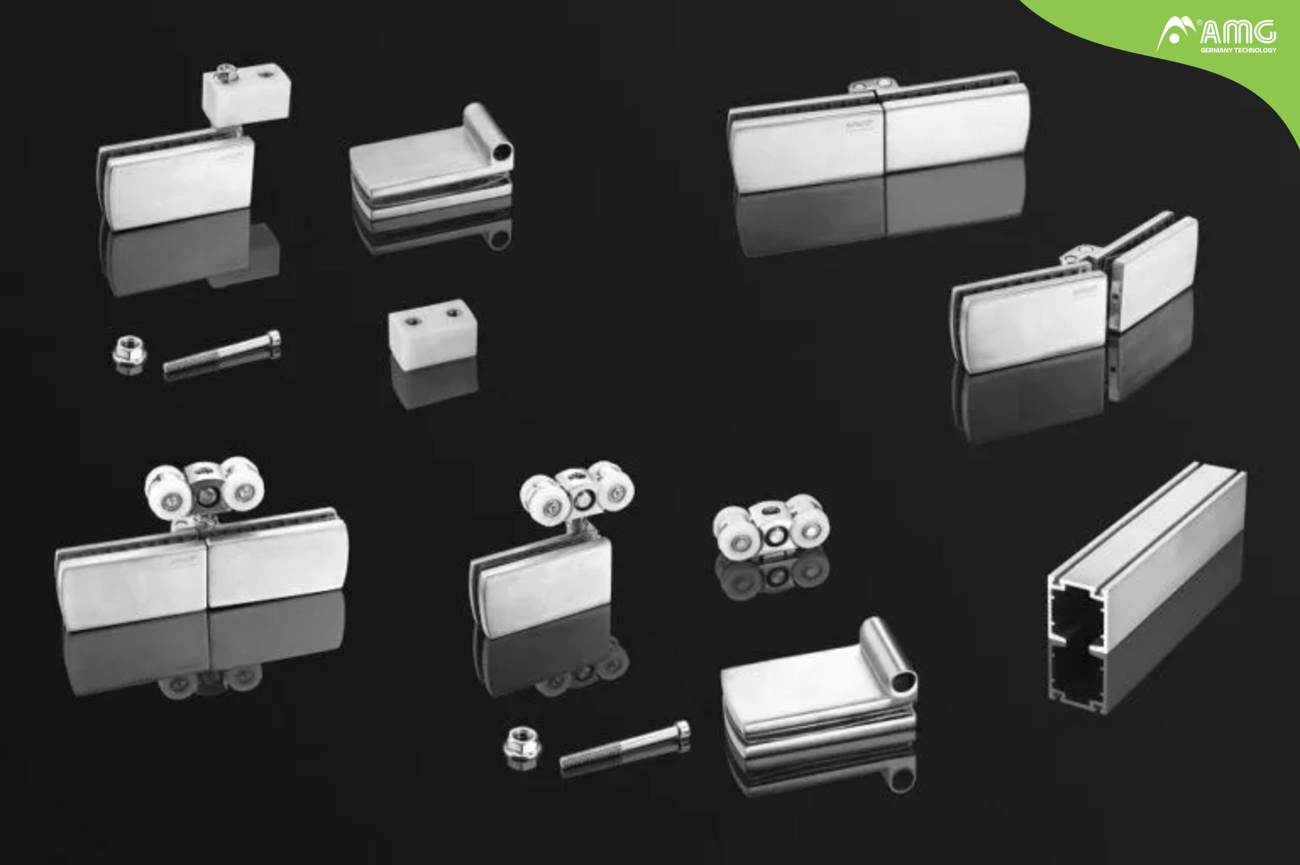 bộ phụ kiện cửa trượt