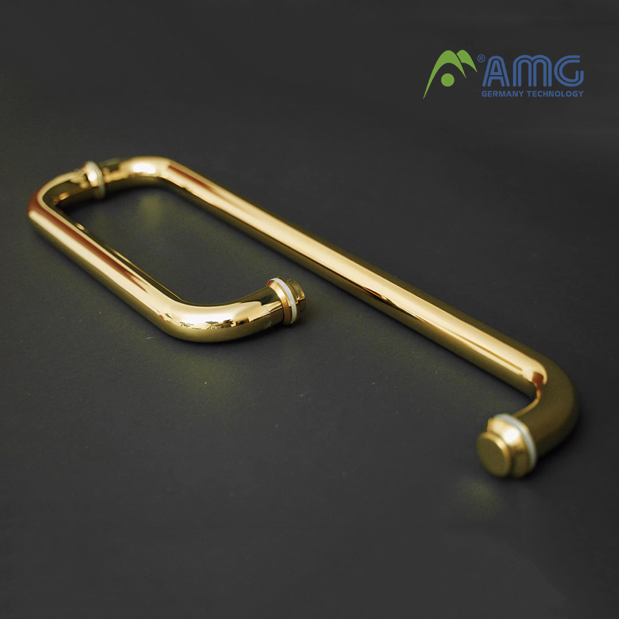 giá tay nắm cửa kính mạ vàng